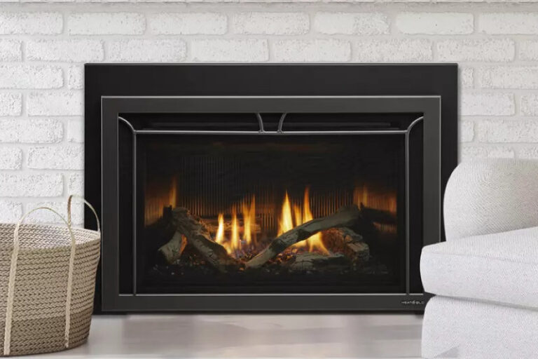Gas fireplace insert