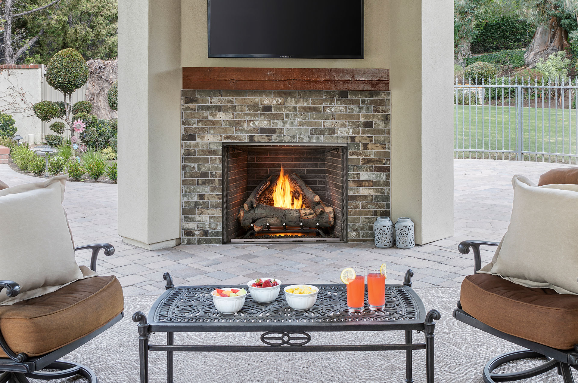 Outdoor Gas Fireplace
