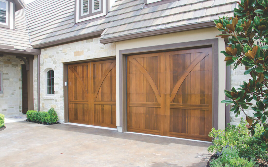 Traditional garage door from Fireside Home Solutions