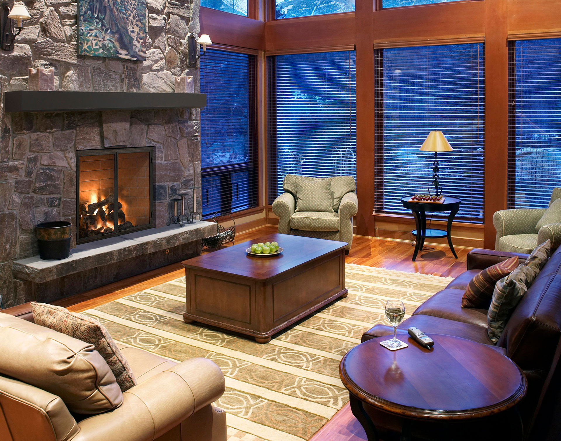 Wood Fireplace