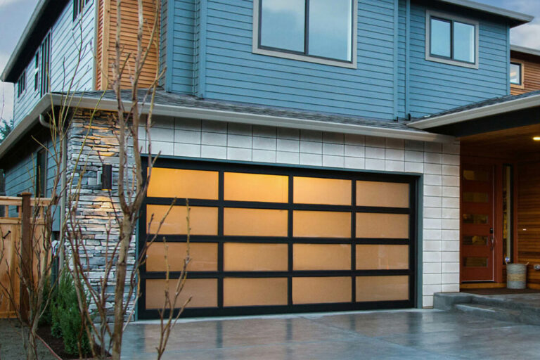 Modern garage door